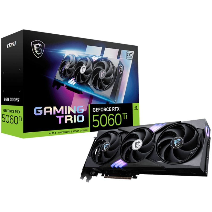 Placa De Video GeForce RTX 5060 Ti 8Gb Msi Gaming Trio Oc
